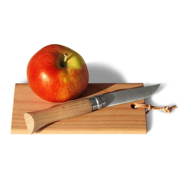 Tabla de corte de madera maciza 15x7,7 cm