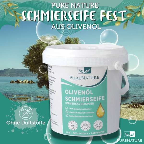 Jabón natural multiuso de aceite de oliva