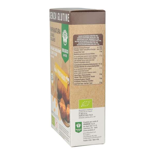 Pan rallado de maíz bio sin gluten