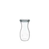 Jarras de vidrio WECK de 250 ml con tapa – 6 unidades