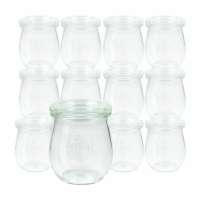 Tarro de vidrio con tapa 220 ml (pack de 12) Tarro de vidrio con tapa 220 ml (pack de 12)