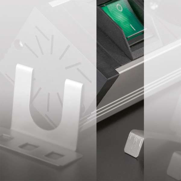 Regleta blindada antirradiación de 9 tomas