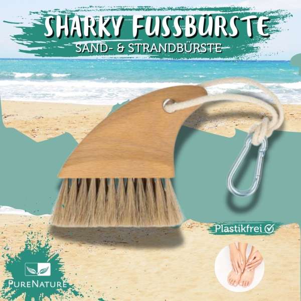 Cepillo para arena de playa Sharky Foot