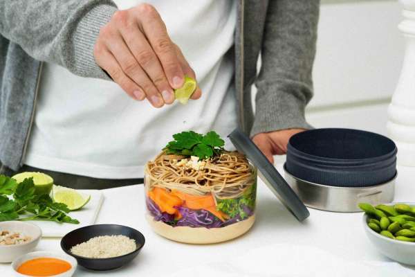 Fiambrera/Lunch box de vidrio de Black&Blum