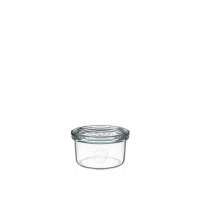 Tarros rectos WECK de 120 ml con tapa de vidrio – 12 unidades