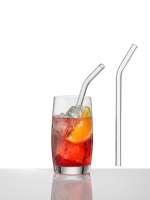 Vista previa: Pajitas de vidrio curvas para bebidas (set 6 uds) Vista previa: Pajitas de vidrio curvas para bebidas (set 6 uds)