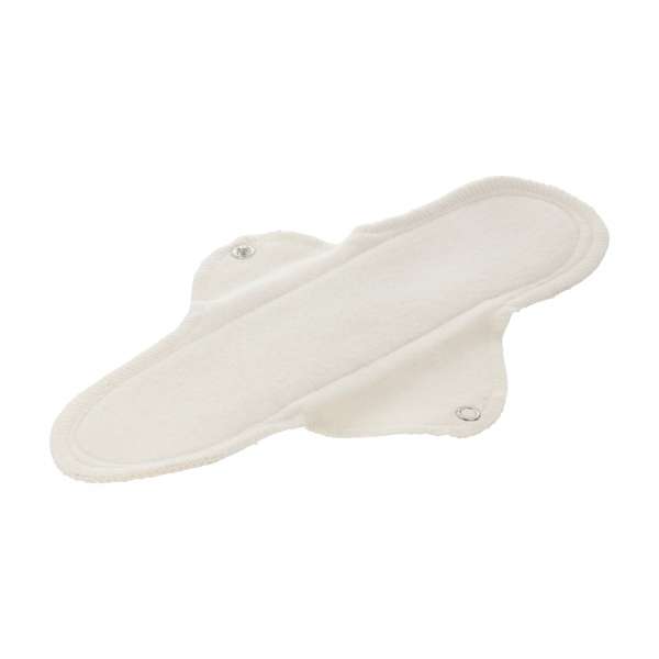 Compresa larga con alas de algodón bio lavable