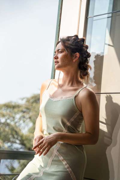 Camisón de algodón ecológico Romea