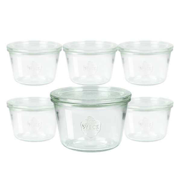 Tarro de vidrio con tapa 370 ml (pack de 6) Tarro de vidrio con tapa 370 ml (pack de 6)