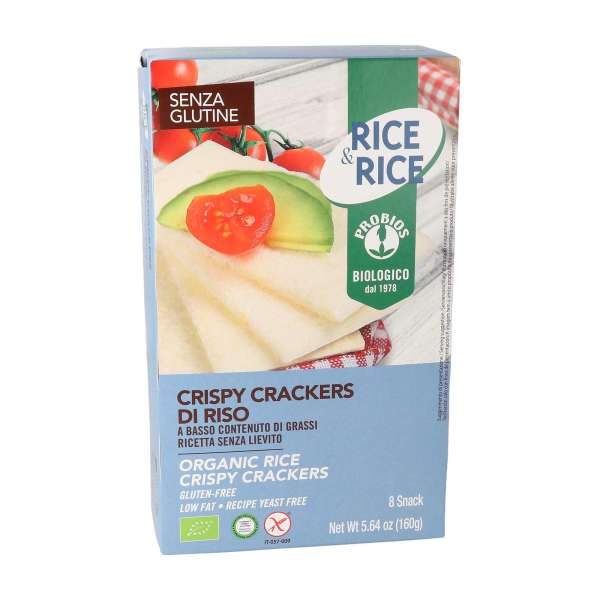 Crackers de arroz bio sin gluten Crackers de arroz bio sin gluten