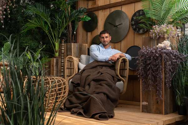 Manta de lana de yak 150x200 cm