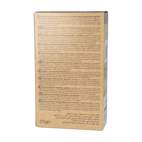 Pan rallado de maíz bio sin gluten