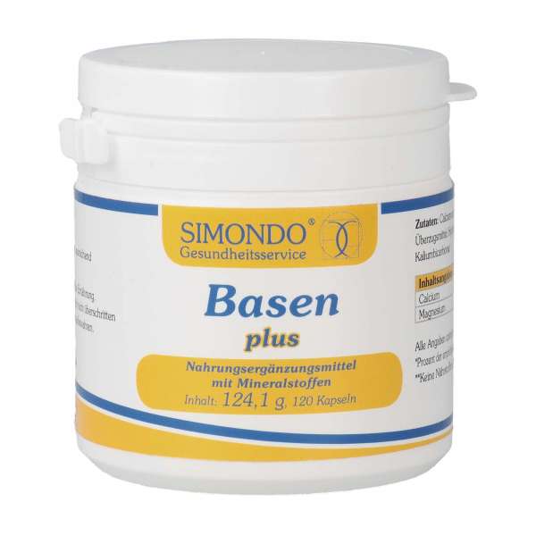 Suplemento alcalinizante de minerales Basen Plus (120 caps) Suplemento alcalinizante de minerales Basen Plus (120 caps)