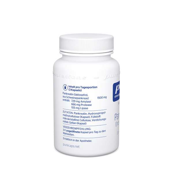 Enzima pancreática Pancreatin (60 cápsulas)