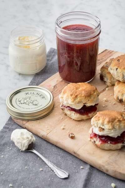 Tarro de vidrio de boca ancha Kilner
