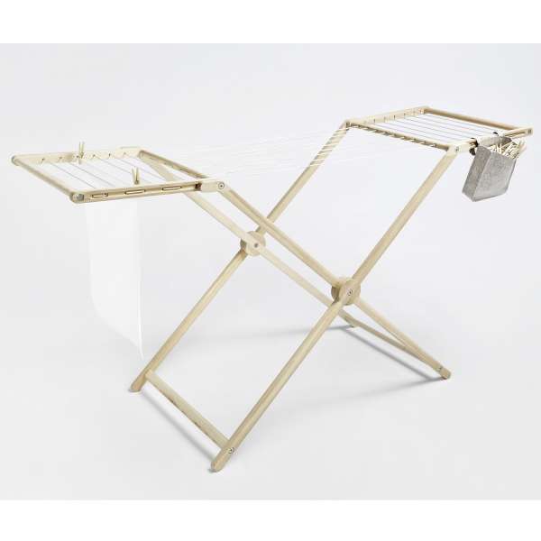 Tendedero plegable de madera de fresno Tendedero plegable de madera de fresno