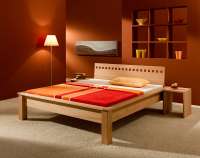 Cama de madera maciza de haya Stripe Cama de madera maciza de haya Stripe