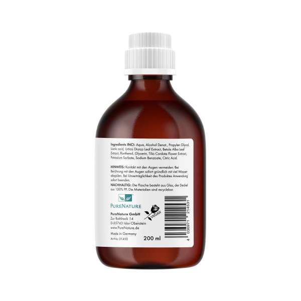 Tónico capilar natural de ortiga PureNature