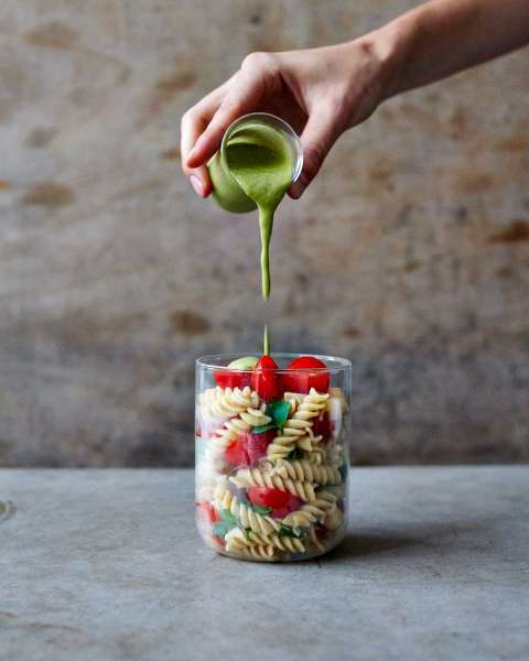 Fiambrera/Lunch box de vidrio de Black&Blum