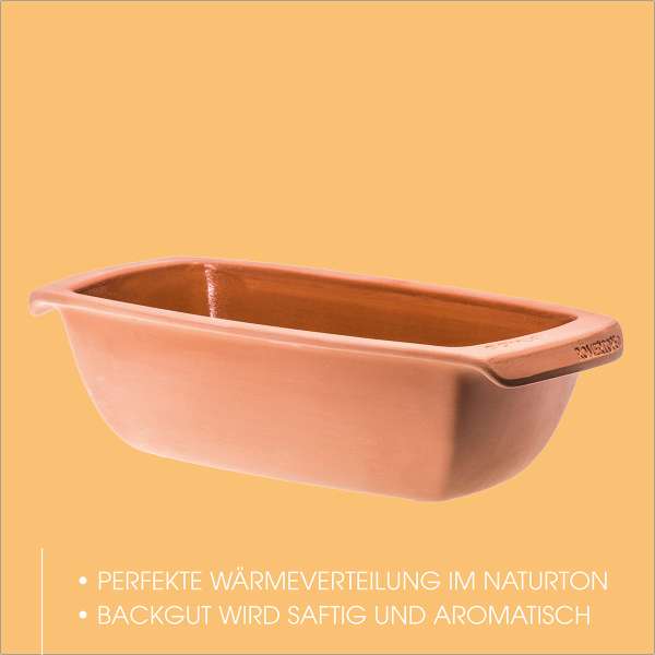 Molde para pan de arcilla